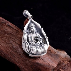 Boeddha hanger - 925 Sterling zilver