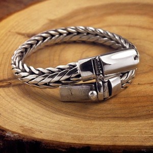 Gevlochten armband - 925 Zilver