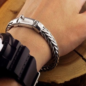Gevlochten armband - 925 Zilver