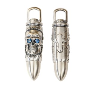 Skull Kogel Hanger - 925 Zilver