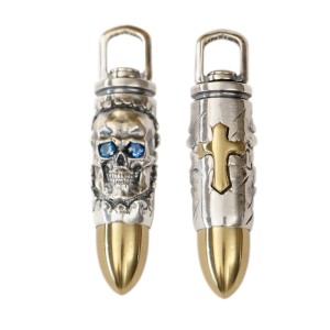 Skull Kogel Hanger - 925 Zilver