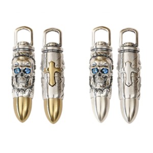 Skull Kogel Hanger - 925 Zilver
