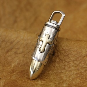 Skull Kogel Hanger - 925 Zilver