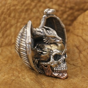 Draak en Skull Hanger - In twee varianten - 925 ZIlver