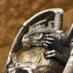 Draak en Skull Hanger - In twee varianten - 925 ZIlver