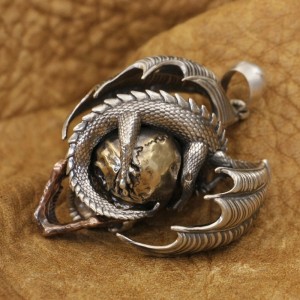 Draak en Skull Hanger - In twee varianten - 925 ZIlver