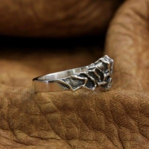 Skull ring - Bone - 925 Zilver