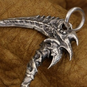Grim reaper zeis hanger in twee maten – 925 Zilver
