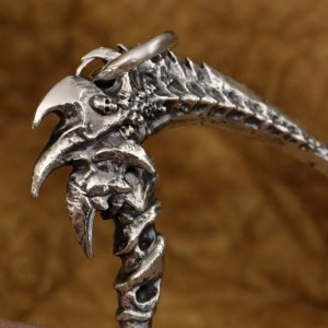 Grim reaper zeis hanger in twee maten – 925 Zilver