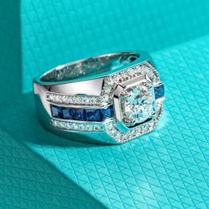 Luxe ring met Moissanite – Totaal 2,68 Karaat