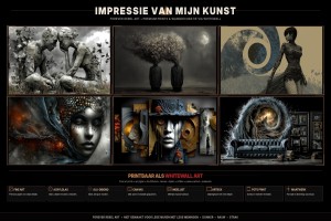Impressie van mijn designs