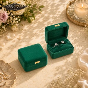 Velvet Ringcase Groen
