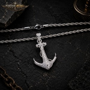 Anchor Rebellion hanger 154 moissanite stenen