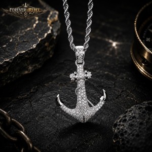 Anchor Rebellion hanger 154 moissanite stenen