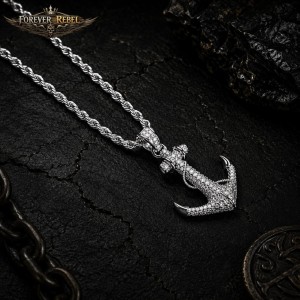 Anchor Rebellion hanger 154 moissanite stenen
