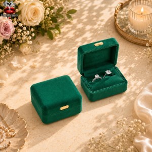 Velvet Ringcase Groen