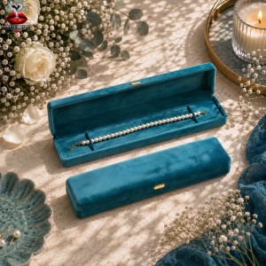 Luxe Velvet Armband Case Turquoise