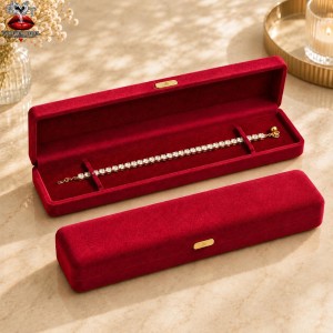 Luxe Velvet Armband Case Rood
