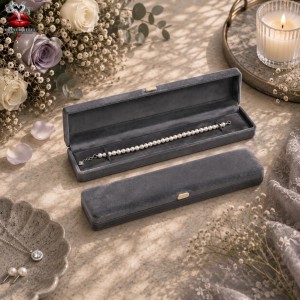 Luxe Velvet Armband Case Grijs